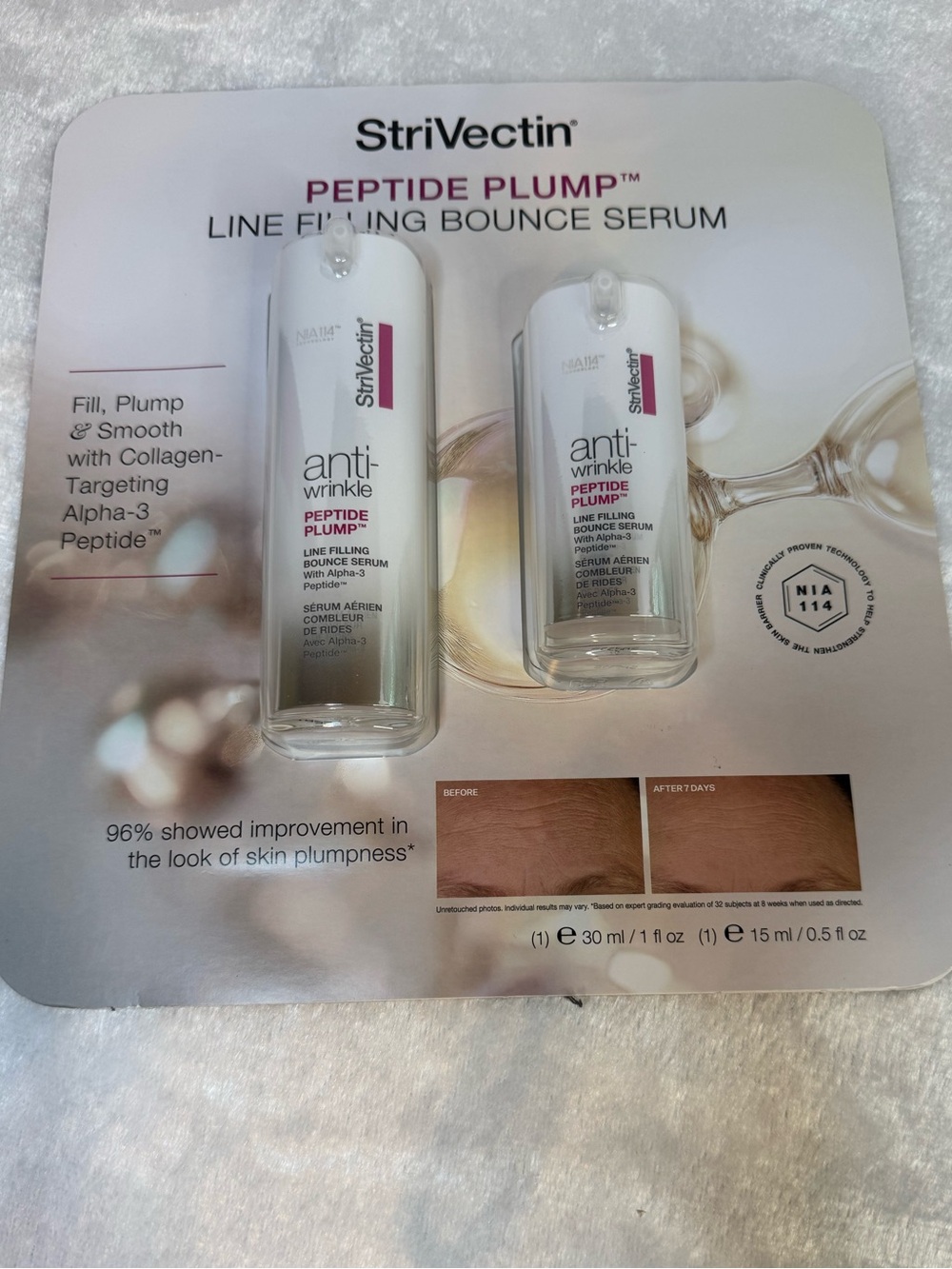 2 Piece  StriVectin Peptide Plump Line Filling Bounce Serum - Picture 3 of 7